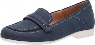 NATURALIZER DANNAH FLAT` FRENCH NAVY US SIZE 8 W