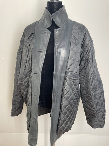 Vintage Oiled Leather Jacket By KENMARKET Made in London England Men’s Medium M - Picture 7 of 12