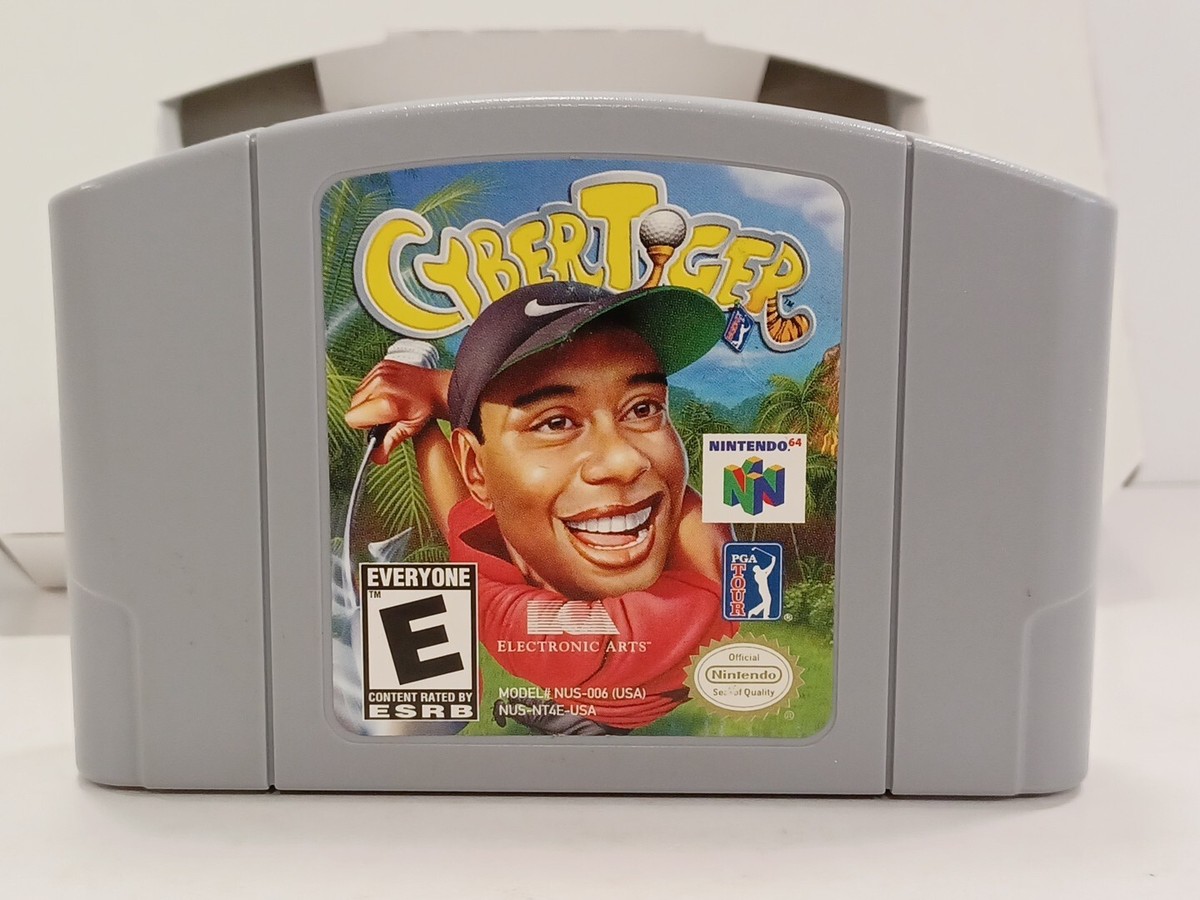 CYBERTIGER Cyber TIGER WOODS Golf NINTENDO 64 2000 N64
