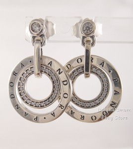 Серьги Логомания - 296296CZ - Серьги | PANDORA