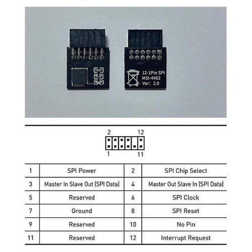 Tpm2.0 Security Module Supports Multi-brand Motherboards 18 NICE 14 12 L6B3 - Photo 6/18