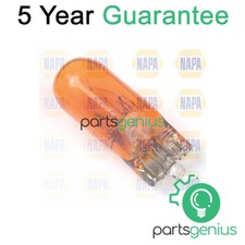 Genius 10x Amber Side Repeater Light Bulbs 501 12V 5W Fits Ford + Other Models
