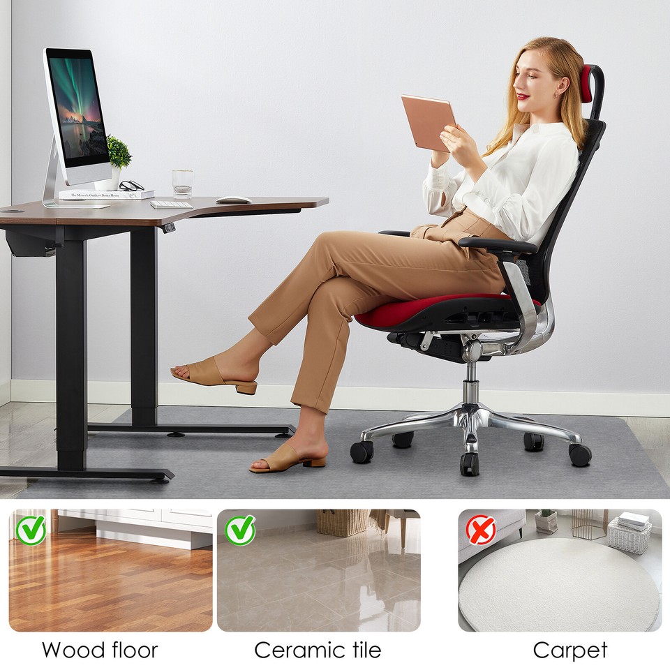 Office Chair Mat Anti Slip Desk Chair Mat Protective Rolling Chair Mat
