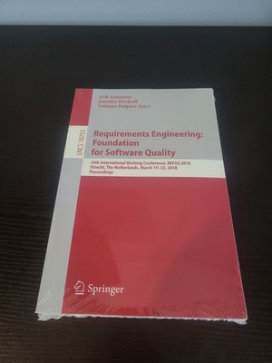 Requirements Engineering: Foundation for Software Quality: 24th International Wo