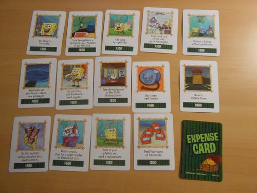 Spongebob Squarepants Replacement Money Cards Tiles Hasbro Board Game of Life - Picture 5 of 14