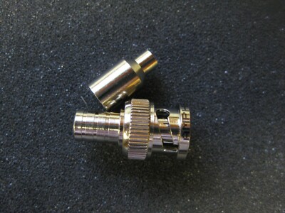 31-5559-RFX CONNECTOR BNC ST CRIMP PLUG FOR PLENUM 58 PRESS FIT (LOT OF 2)