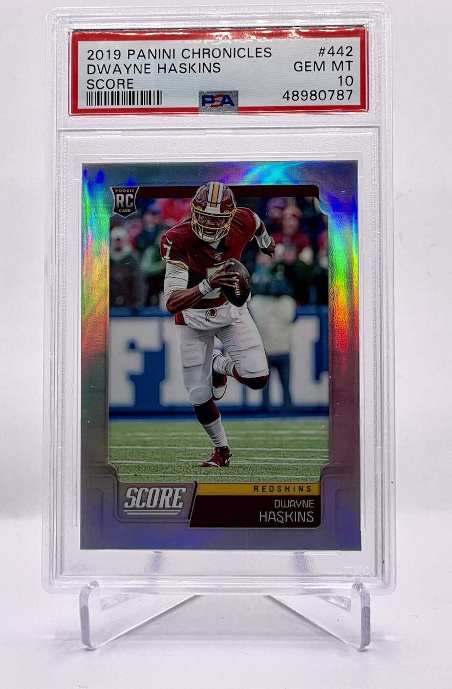 Dwayne Haskins Panini Chronicles Score Update Rookies #442 Base