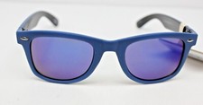 Foster Grant Beach Blast Square Blue Mirr Womens Sunglasses 100 UV S07750LTM400