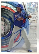 Willie Calhoun 2017 Bowman High Tek DIFFRACTOR Autograph Auto SP - LA DODGERS