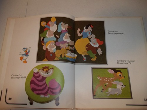Walt Disney Characters Needlepoint Book: Embroidery /Needlework Instruction 1976 - Picture 8 of 12