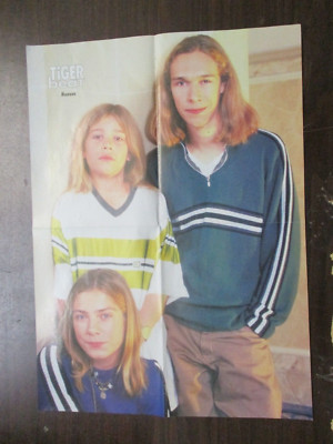 HANSON & BACKSTREET BOYS QUAD FOLD CENTERFOLD PIN UP TEEN MAGAZINE CLIPPING F54