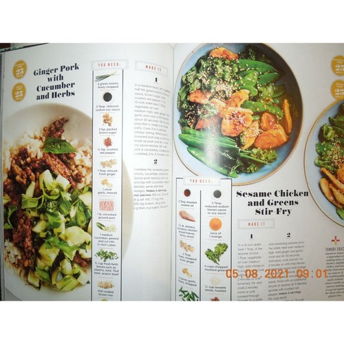 FAST & FRESH bh&g SIMPLE + HEALTHY DINNERS skillet meals HERB SAUCES flavor - Picture 11 of 12