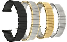 19mm Metal Stretch Watch Band Expansion Strap for Tissot Seastar