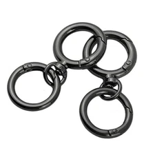 Swivel Snap Hook Lanyard Snap Hooks Key Chain Clip Hooks Lobster Clasp Black