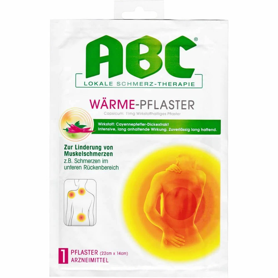 BEIERSDORF AG ABC Wärme-Pflaster Capsicum Hansaplast med 14x22 1 St PZN02295494