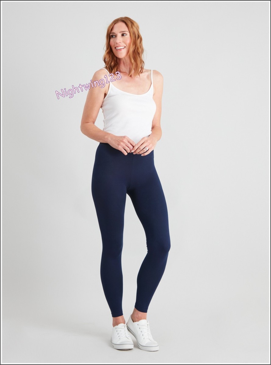 TU Size 10 Grey Navy Blue Leggings Pack Cotton Rich