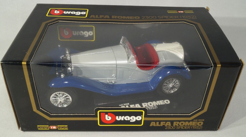 1932 Alfa Romeo 2300 Spider Diecast Model by Bburago 1/18 scale - Picture 7 of 9