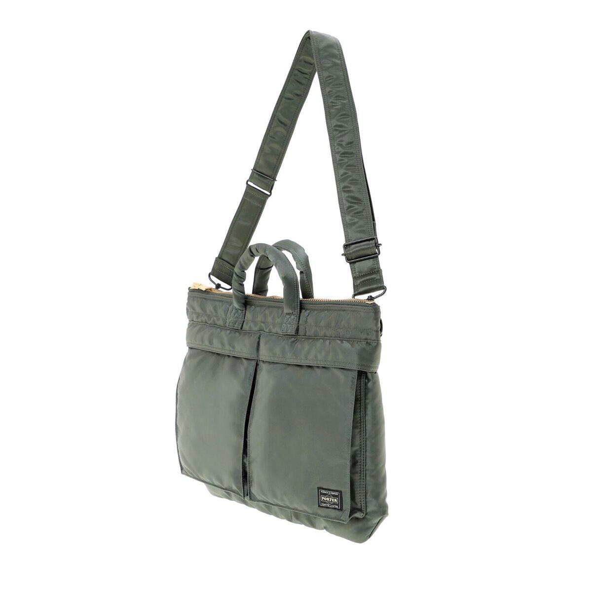 PORTER TANKER SHORT HELMET BAG 622-26110 Sage Green Yoshida PORTER TANKER SHORT HELMET BAG 622-26110 Sage Green Yoshida