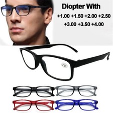 4x Reading Glasses Men Women Presbyopic Eyeglasses Unisex Eyewear 1.0 To 4.0