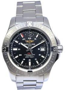 Breitling Colt Stainless Steel Black Dial Automatic Mens Watch A17388 | eBay