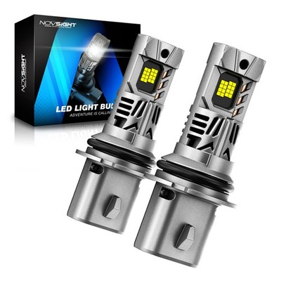NOVSIGHT 9004 LED Headlight Bulbs Kit High Low Dual Beam 90W 20000LM 6500K White