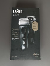 Image of Braun Series 8 Electric Shaver, Charging Stand, Wet & Dry 8513s Grey