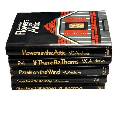 VC Andrews Complete Dollanganger Series 5 HC DJ Flowers In Attic Petals Thorns +