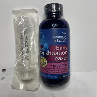 Mommy's Bliss Baby Constipation Ease + Prebiotics, Adapter plug 4fl oz Exp05/26