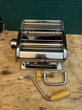 Marcato Olympia DeLuxe Pasta Roller Machine Hand Crank Maker Made in Italy