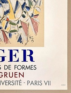 Fernand LÉGER - Affiche originale d'exposition - vue 5 sur 5