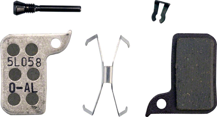 Organic Aluminum Backed Disc Brake Pads for Hydraulic Road Bikes, Level A1