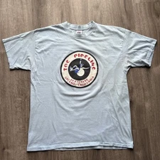 Vintage 80s Skateboard The Pipeline Skatepark Upland California T Shirt XL