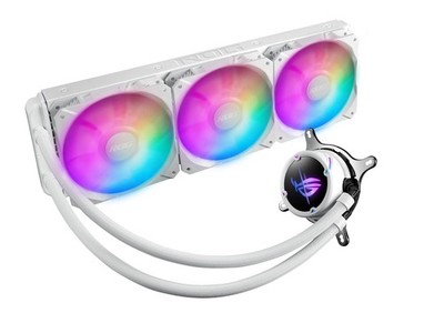 ASUS ROG Strix LC II 360 ARGB White 360mm 3x120mm Lüfter PWM Kupfer Wasserblock 