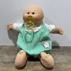 Vintage Cabbage Patch Kids Doll Baby 1978-1982 Pacifier Diaper Clothed No Shoes