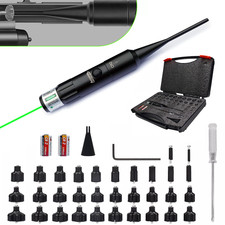 Professional Laser Bore Sight Kit Multiple Caliber Upgraded Green Bore Sighter