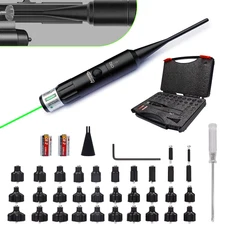 Professional Laser Bore Sight Kit Multiple Caliber Upgraded Green Bore Sighter