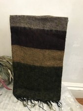 Himalayan Yak Wool Shawl Handwoven Warm Soft Multicolor Throw Blanket