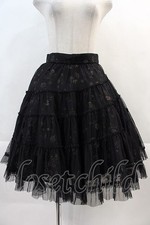 Preview of Moi-meme-Moitie 2003 Black I-24-12-02-073-MO-SK-HD-ZI Skirt Silver