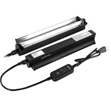 REPTI ZOO T5 HO UVB Lighting Kit with Timer Controller Reptile Terrarium Fixture