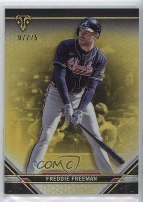 2021 Topps Triple Threads Citrine 7/75 Freddie Freeman #99 1r95