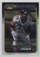 2024 Topps Chrome Prism Refractor Jonathan Ogden #5 HOF 15vw