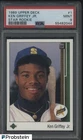 #2 1989 Upper Deck Star Rookie #1 Ken Griffey Jr Mariners RC HOF PSA 9 MINT