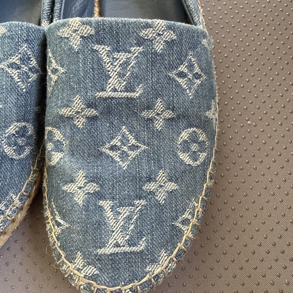 Louis Vuitton Monogram Denim Espadrilles size 6 1/2 ￼ | eBay