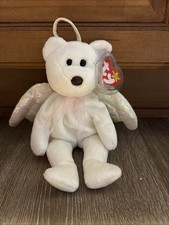 Ty Beanie Babies Halo the Angel Bear Toy