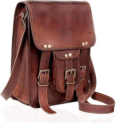 crossbody ipad travel bag Piel Leather iPad/Tablet Shoulder Always Welcome MacCase iPad Pro 12.9 Messenger