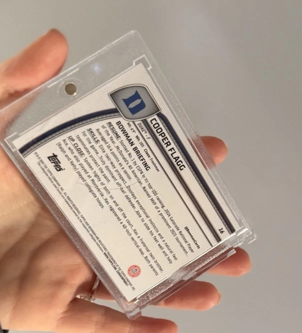 2024 - 25 鲍曼大学铬合金 - Cooper Flagg #16 绿色珠光折射器 (RC) — 第 2/2 张图片