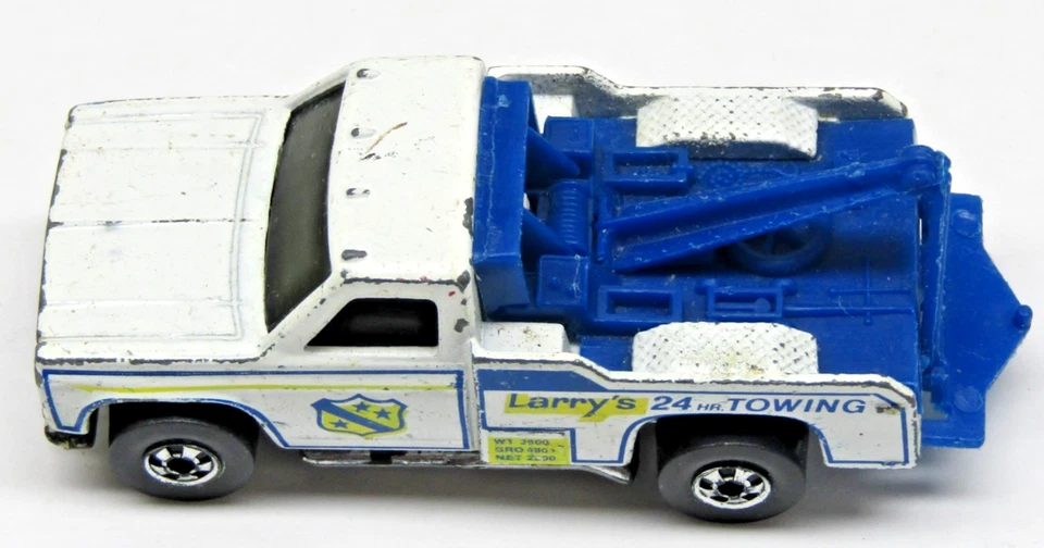 Литой винтажный буксировщик 1974 Hot Wheels Larry's 24 часа белый 1:64 - Изображение 3 из 4