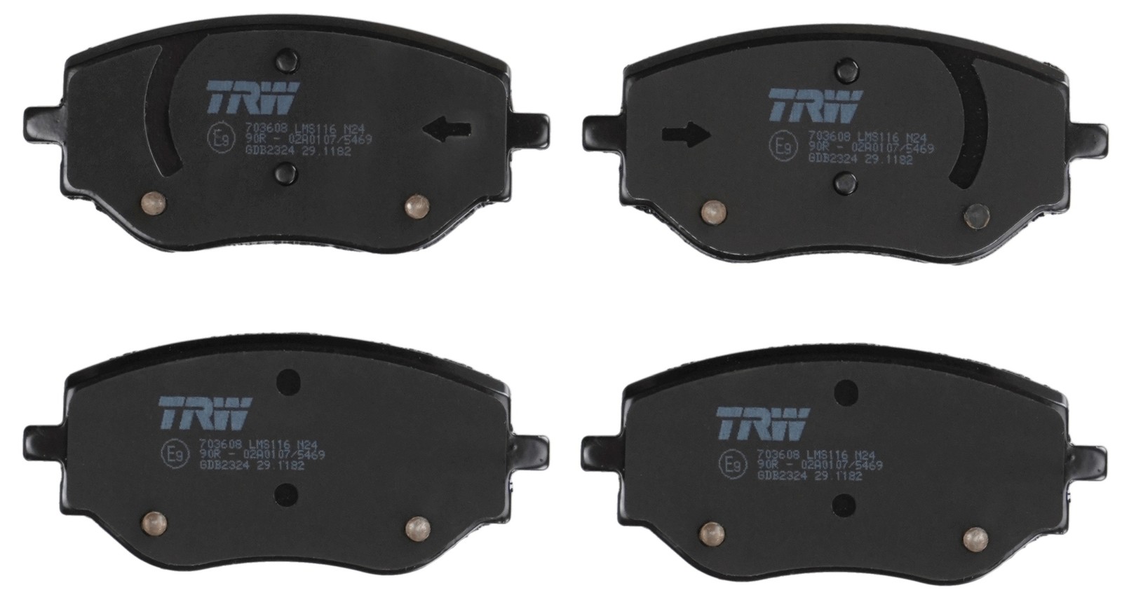 Fits TRW GDB2324 Brake Pad Set, disc brake GDB2324 As part of ZF Afte ⭐UK Stock⭐