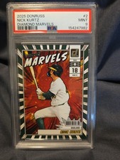 2025 Panini Donruss Baseball #2 Nick Kurtz Diamond Marvels PSA 9 Oakland A's
