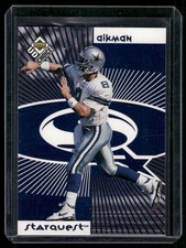 1998 UD Choice #SR11 Troy Aikman / Shaun Williams StarQuest/RookQuest Blue